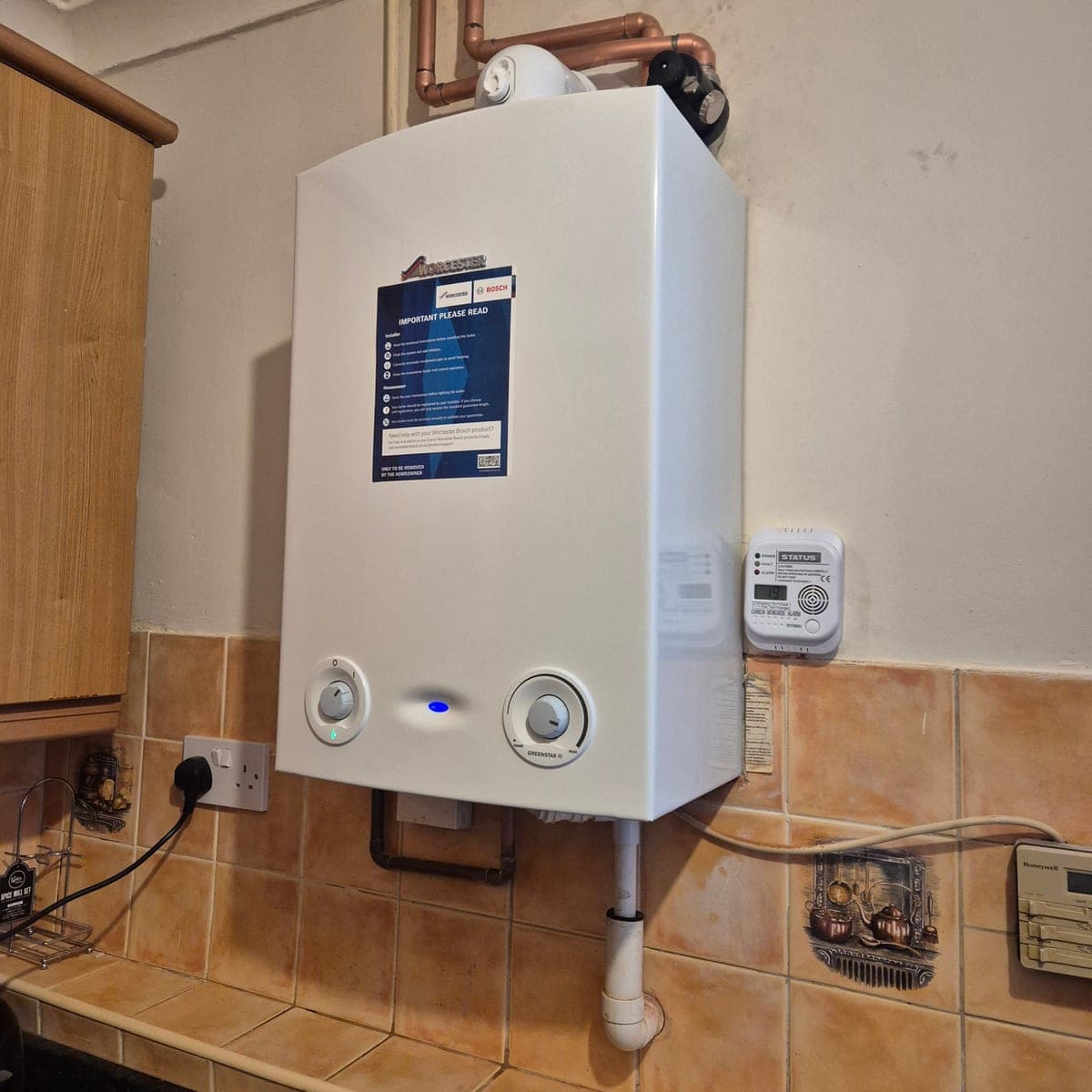 Worcester Bosch boiler installation by Boiler Point Norfolk
